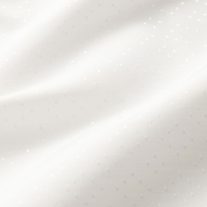 Satin dots blouse fabric – white,  image number 2