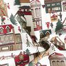 Decorative fabric half Panama winter berries – offwhite,  thumbnail number 3