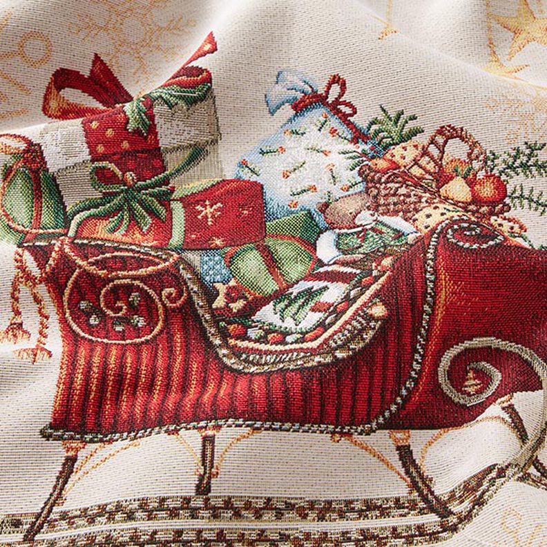 Tapestry Decor Fabric Panel Ice Skates – beige, image number 2