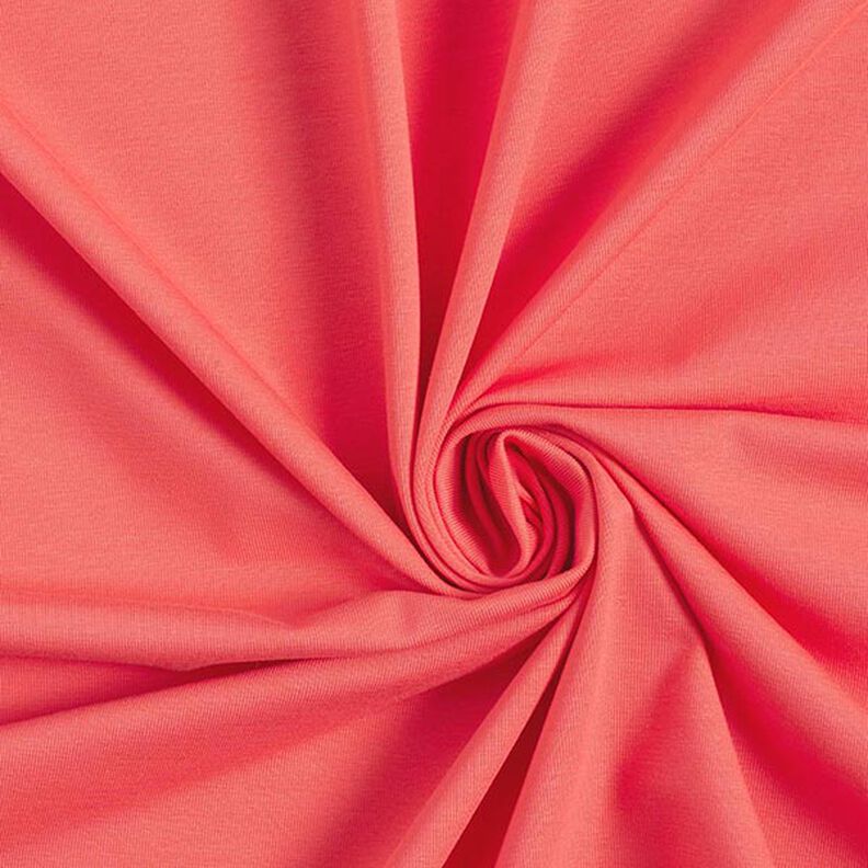 Medium Cotton Jersey Plain – lobster,  image number 1