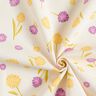 Decor Fabric Half Panama little spring flowers – offwhite/vanilla yellow,  thumbnail number 3