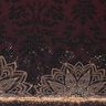 Cotton JerseyBorder Fabric Mandala with gold speckles | Glitzerpüppi – black brown/gold,  thumbnail number 1