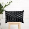Decor Fabric Jacquard modern cubes – black/ivory,  thumbnail number 6