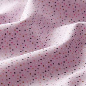 Cotton Poplin colourful mini dots – pastel violet, 