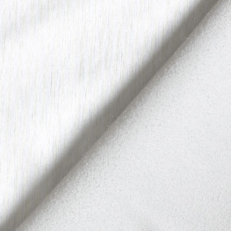 Upholstery Fabric Imitation Leather Shimmering – metallic silver,  image number 4