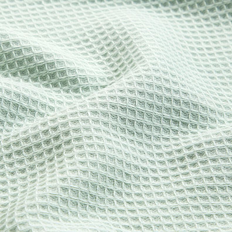 Towelling Fabric/Waffle Piqué Plain – pale mint,  image number 3