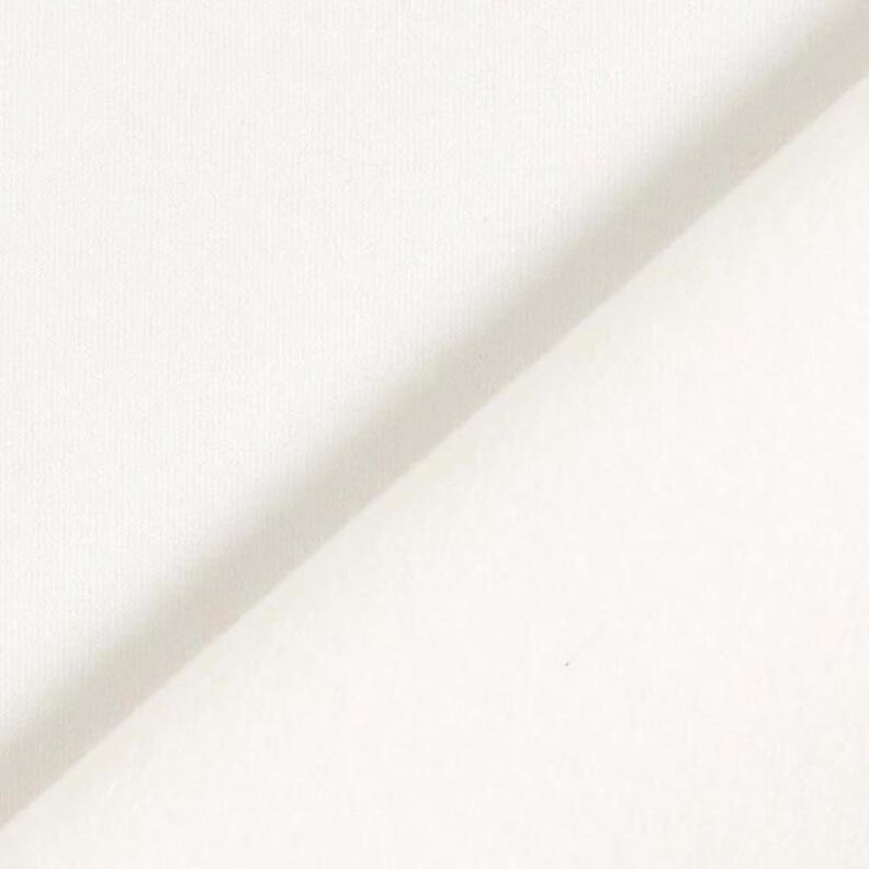 Light Cotton Sweatshirt Fabric Plain – offwhite, image number 5