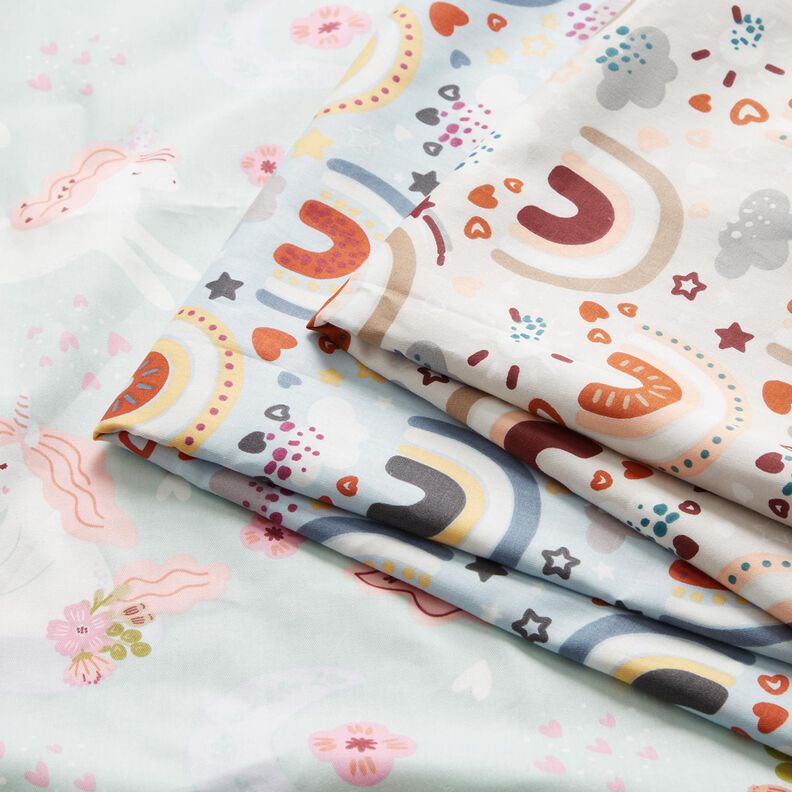 Poplin Rainbow – light beige,  image number 5
