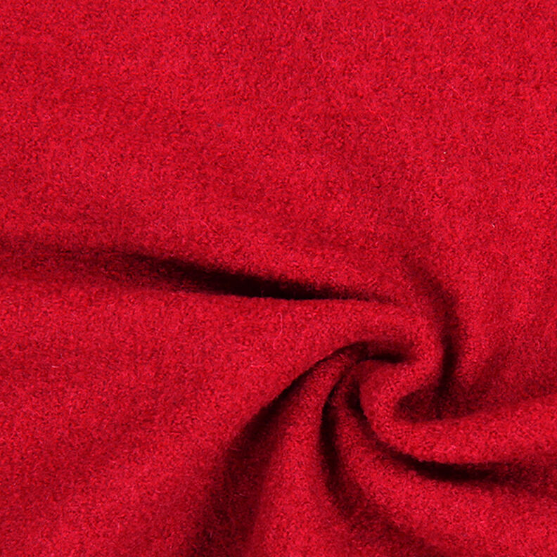 Fulled woollen loden – carmine,  image number 1