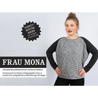 FRAU MONA Raglan Jumper with Narrow Sleeves | Studio Schnittreif | XS-L, 
