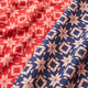 Norwegian Print Soft Sweatshirt Fabric – indigo/salmon,  thumbnail number 5