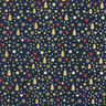 Cotton Poplin Hearts and Stars – midnight blue/gold,  thumbnail number 1