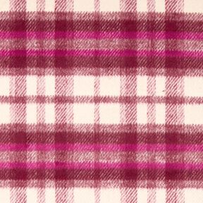 Coat Fabric Wool Blend Brushed – burgundy/purple, 