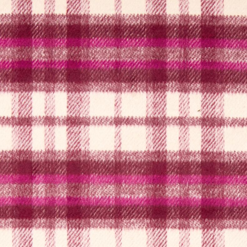 Coat Fabric Wool Blend Brushed – burgundy/purple,  image number 2