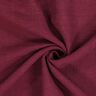 Linen fabric ramie mix stonewashed, heavy quality – burgundy,  thumbnail number 1