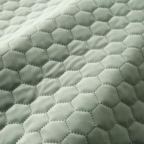 Upholstery Fabric Velvet Honeycomb Quilt – reed, 