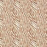 GOTS French Terry Zebra | Tula – light beige/dark brown,  thumbnail number 1