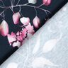 Cotton Jersey Eucalyptus and hydrangeas | Glitzerpüppi – midnight blue/pink,  thumbnail number 4