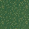 Cotton Cretonne Starry Christmas Sky, small – dark green/gold,  thumbnail number 1