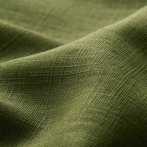 Linen fabric Ramie mix medium – dark olive, 