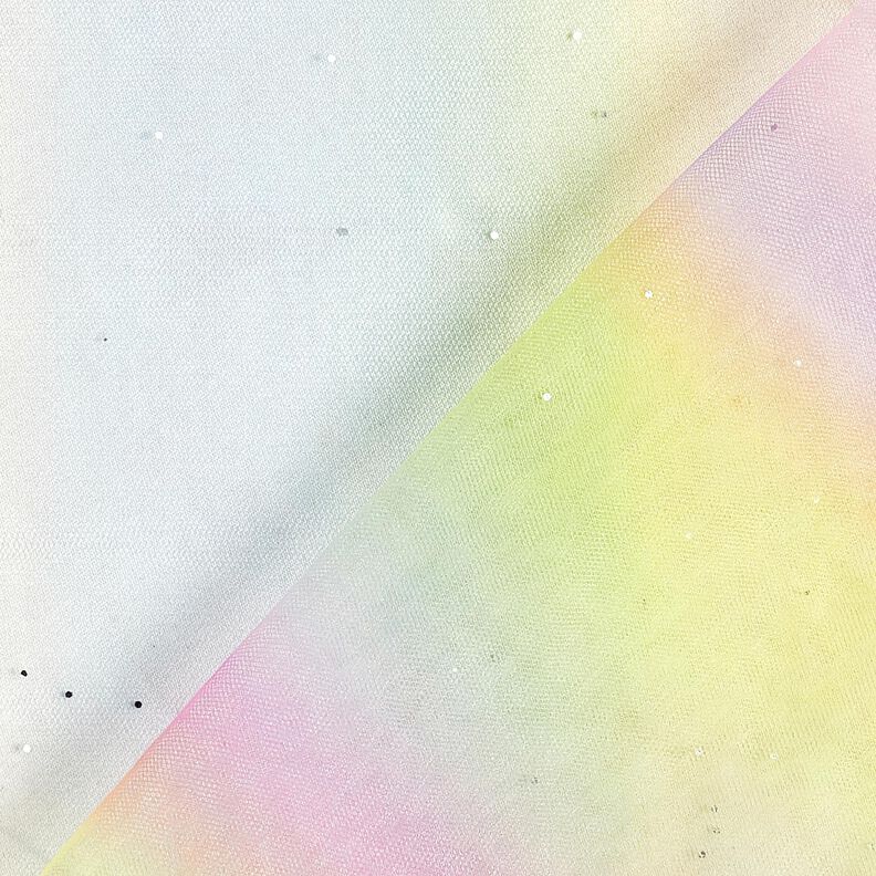 Softmesh Rainbow Glitter Dots &ndash; Knitted and Transparent,  image number 5