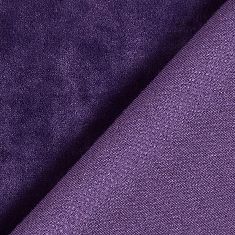 Stretch Velvet Nicky Velours – plum,  image number 3