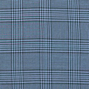 viscose fabric Glen Plaid &ndash; blue, 
