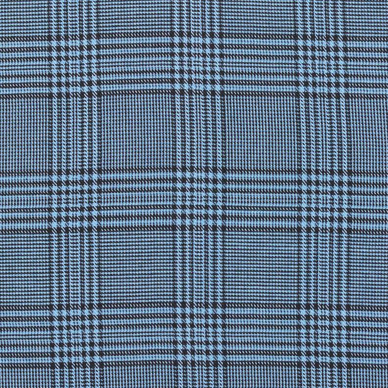 viscose fabric Glen Plaid – blue, image number 1