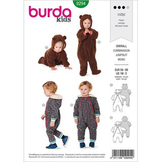 Jumpsuit, Burda 9294 | 56-98, 