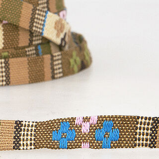 Ethnic Trim  – khaki/green, 