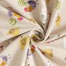 Decor Fabric Half Panama little chickens – natural/white,  thumbnail number 3