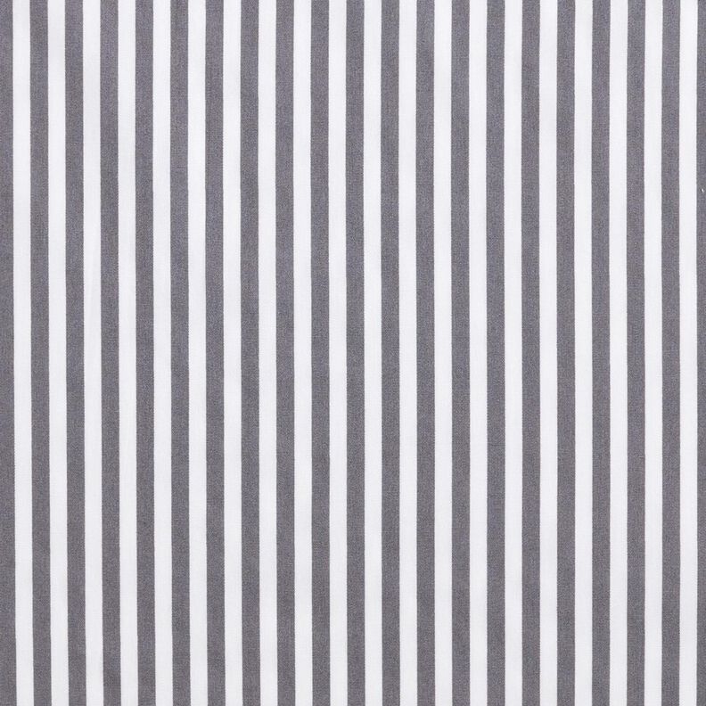Cotton Poplin narrow stripes – slate grey/white,  image number 1