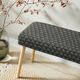 Upholstery Fabric Velvet Honeycomb Quilt – anthracite,  thumbnail number 7