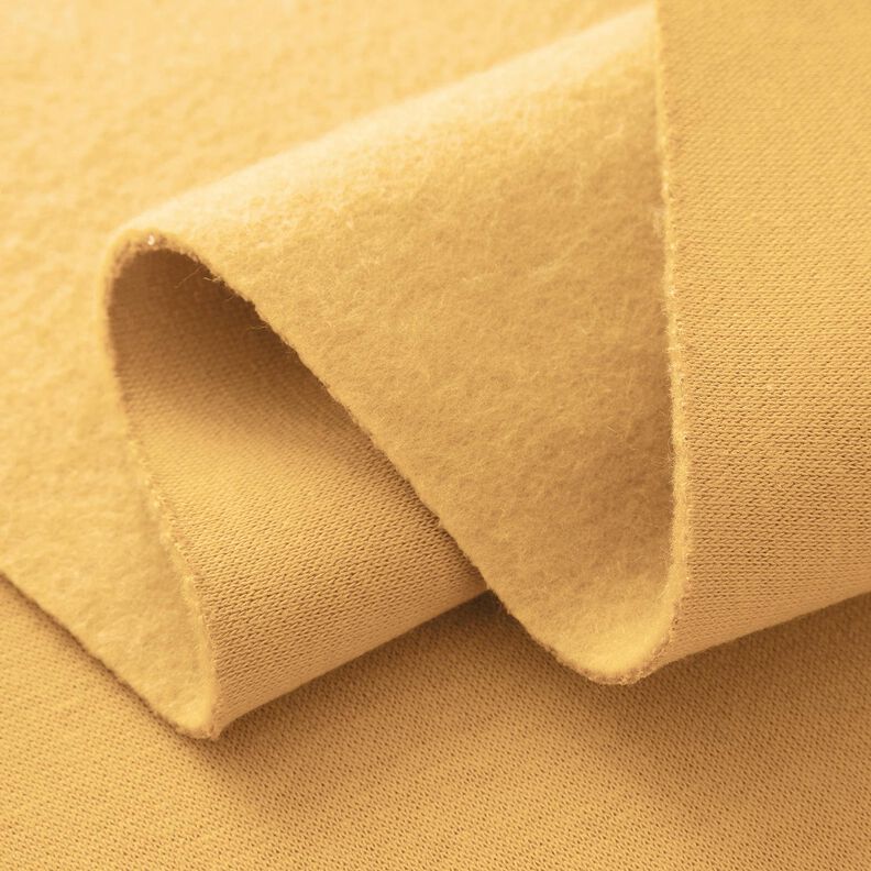 Brushed Sweatshirt Fabric – gold, image number 4