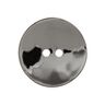 Metal 2-Hole Button  – anthracite,  thumbnail number 1