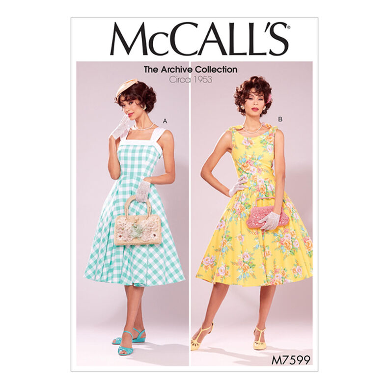 Dress - Vintage 1953, McCalls 7599 | 6 - 14,  image number 1