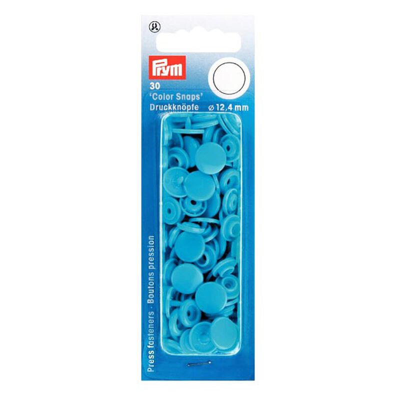 Colour Snaps Press Fasteners 30 – turquoise | Prym,  image number 1
