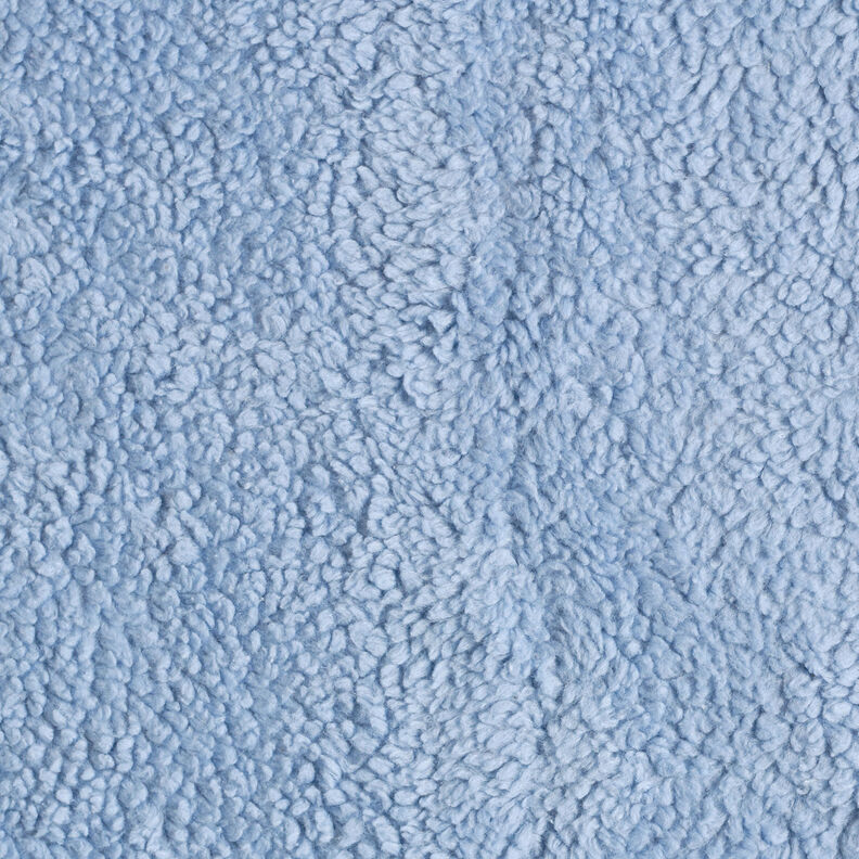 Plain sherpa Cotton Blend Plain – steel blue,  image number 1