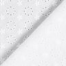 Cotton Batiste Broderie Anglaise floral wreaths – white,  thumbnail number 4