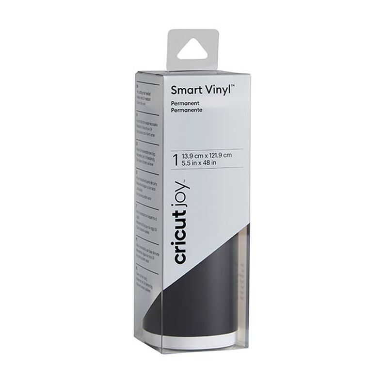 Cricut Joy Permanent Smart Vinyl [ 13,9 x 121,9 cm ] – black,  image number 1