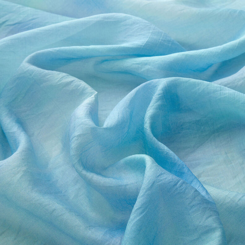 Batik lightweight Tencel – aqua blue,  image number 7