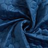 Upholstery Fabric Velvet Honeycomb Quilt – navy blue,  thumbnail number 3