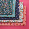 Baby Cord little flowers – navy blue,  thumbnail number 5