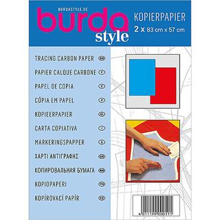 Burda Tracing Carbon Paper – blue and red, 