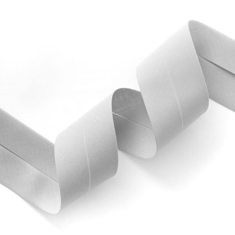 Bias binding Polycotton [50 mm] – silver grey,  image number 1