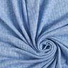 melange cable pattern knitted fabric – light wash denim blue,  thumbnail number 3
