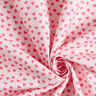 Decorative cotton twill fabric, mini hearts – light pink,  thumbnail number 3