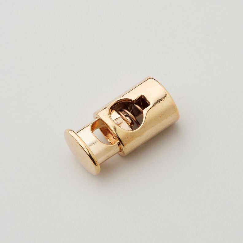 Cord Stopper metal [Opening: 4 mm] – metallic gold,  image number 1