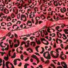 Viscose Voile Leo and flowers border design Panel – pink/orange,  thumbnail number 3