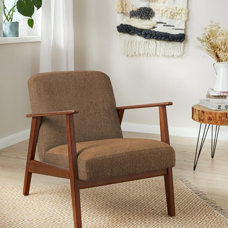 Upholstery Fabric Teddy soft – mocca,  image number 4